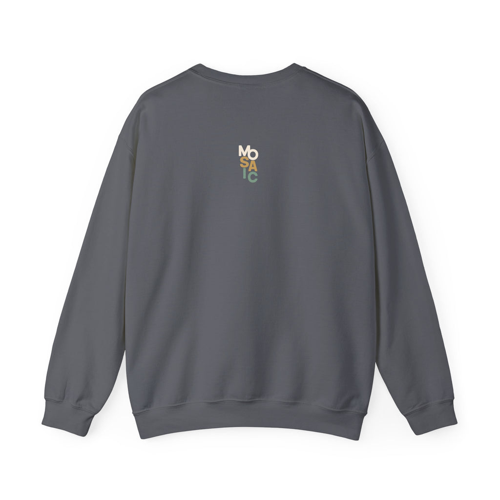 Mosaic Crewneck — Gray