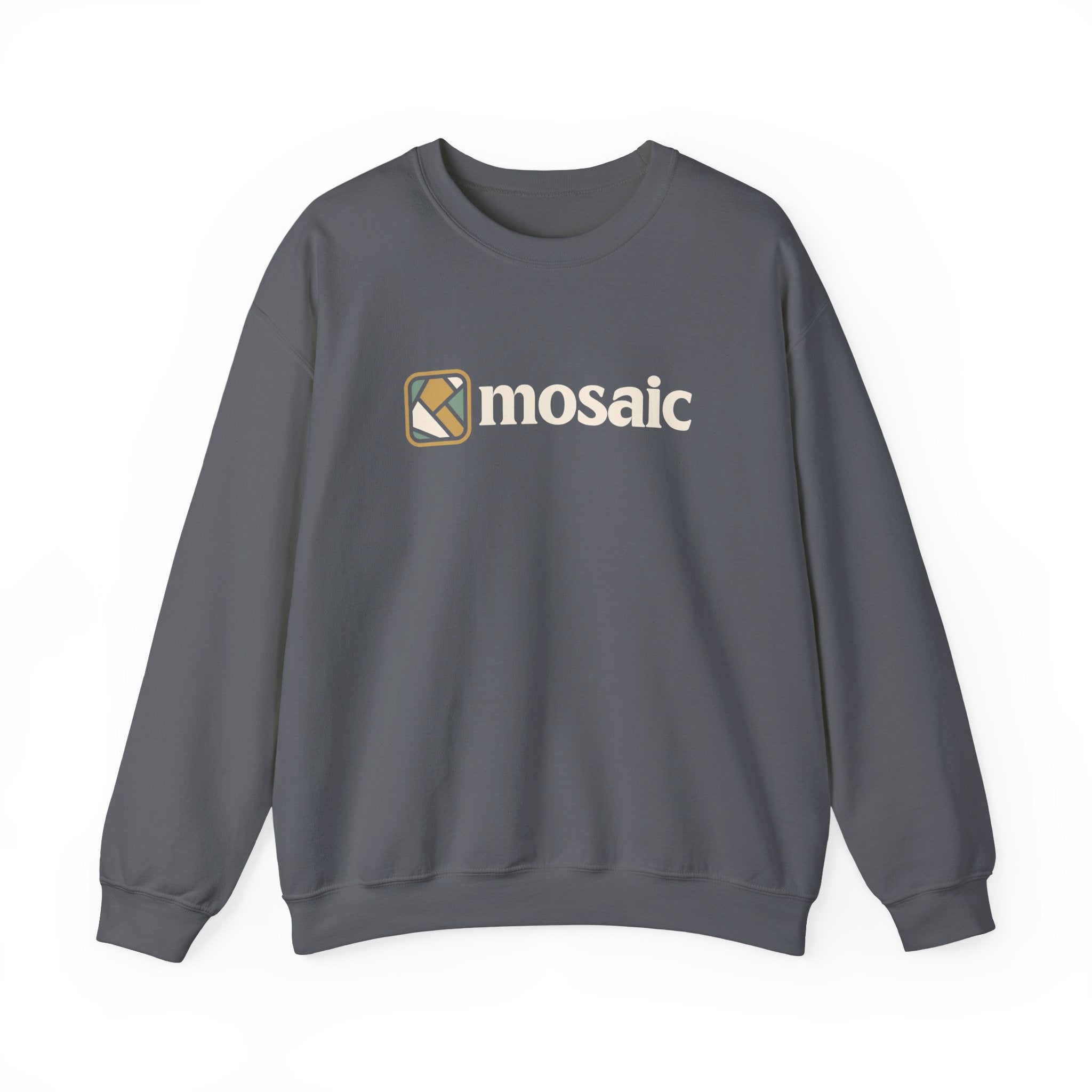 Mosaic Crewneck — Gray